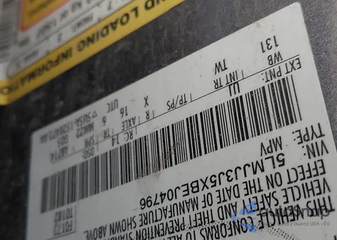 2011 Lincoln Navigator L from USA, damaged, VIN 5LMJJ3J5XBEJ04796